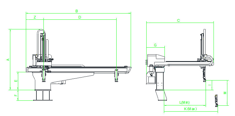 LK Series-Single axis robot arm (single arm)