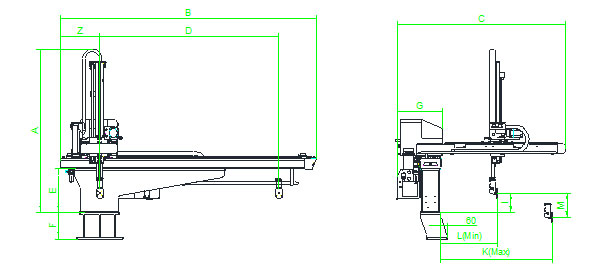 LK Series - 2 Axis Robot Arm